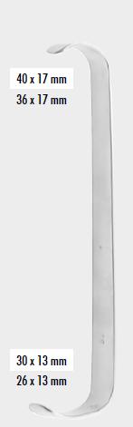 Ретрактор КОЛЛІН (COLLIN), 16,5 см (cm), пара, 40x17 мм (mm) / 36x17 мм (mm) 30x13 мм (mm) / 26x13 мм (mm)